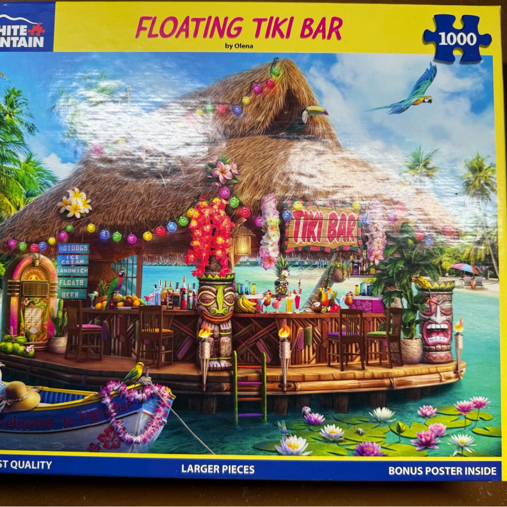 White Mountain Blue and Green Puzzle Games
